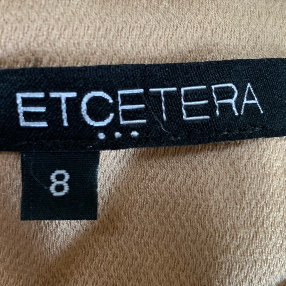 Etcetera Tan 3 Button Down Collared Blazer | 8 - image 2